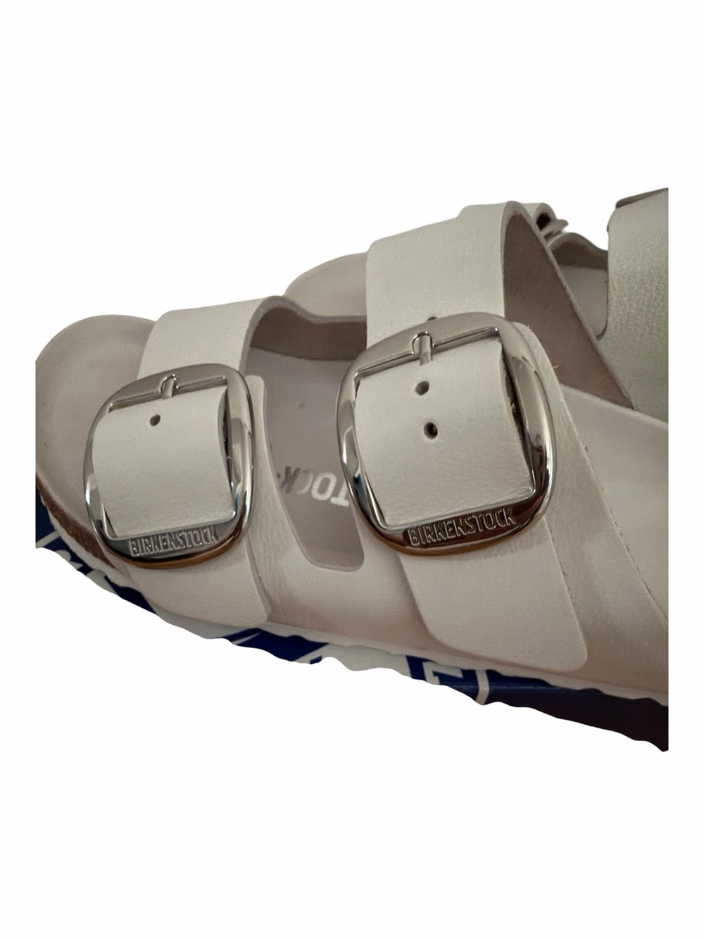 Birkenstock Arizona Big Buckle White Leather Sandals EU 36 - Picture 6 of 14